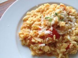 fennel and tomato risotto